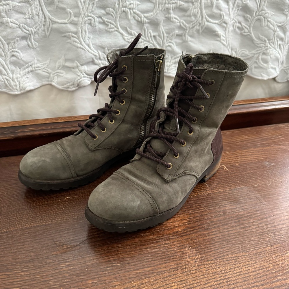 Ugg Kilmer Winter Boot Waterproof Green Suede 9.5